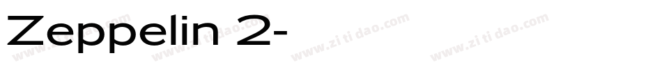 Zeppelin 2字体转换